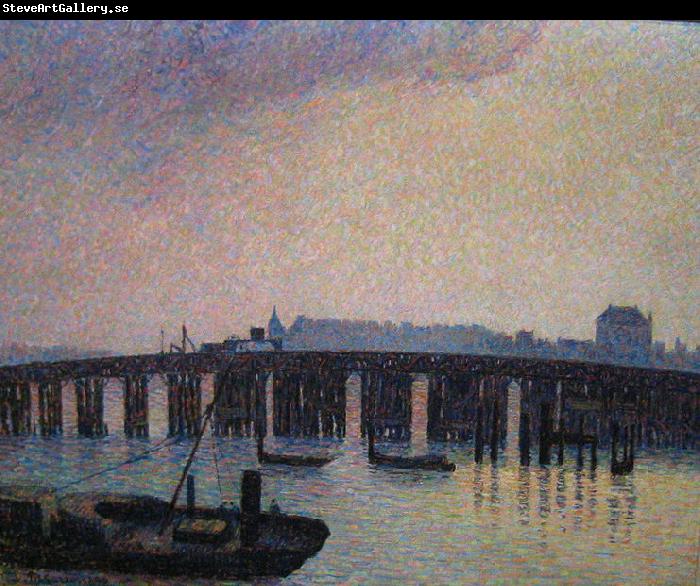 Camille Pissarro Old Chelsea Bridge